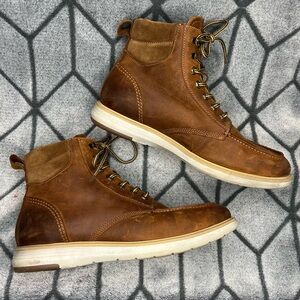 Alpine Design Men's Genuine Leather Casual Lace Up Work Utility Ortholite Boots